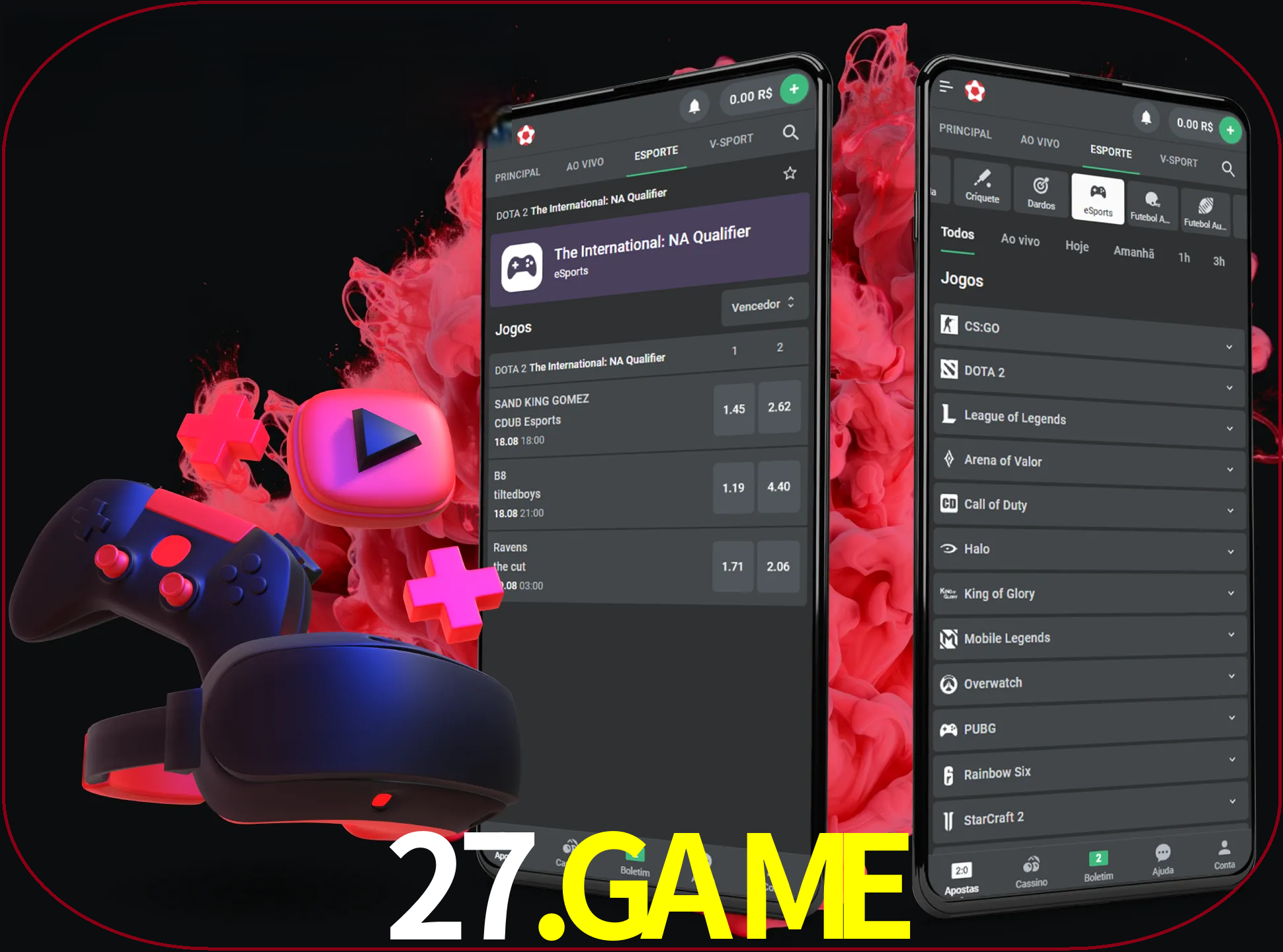 Para ter a aplicação móvel 27.game no seu smartphone, basta descarregar o ficheiro apk e seguir as instruções.