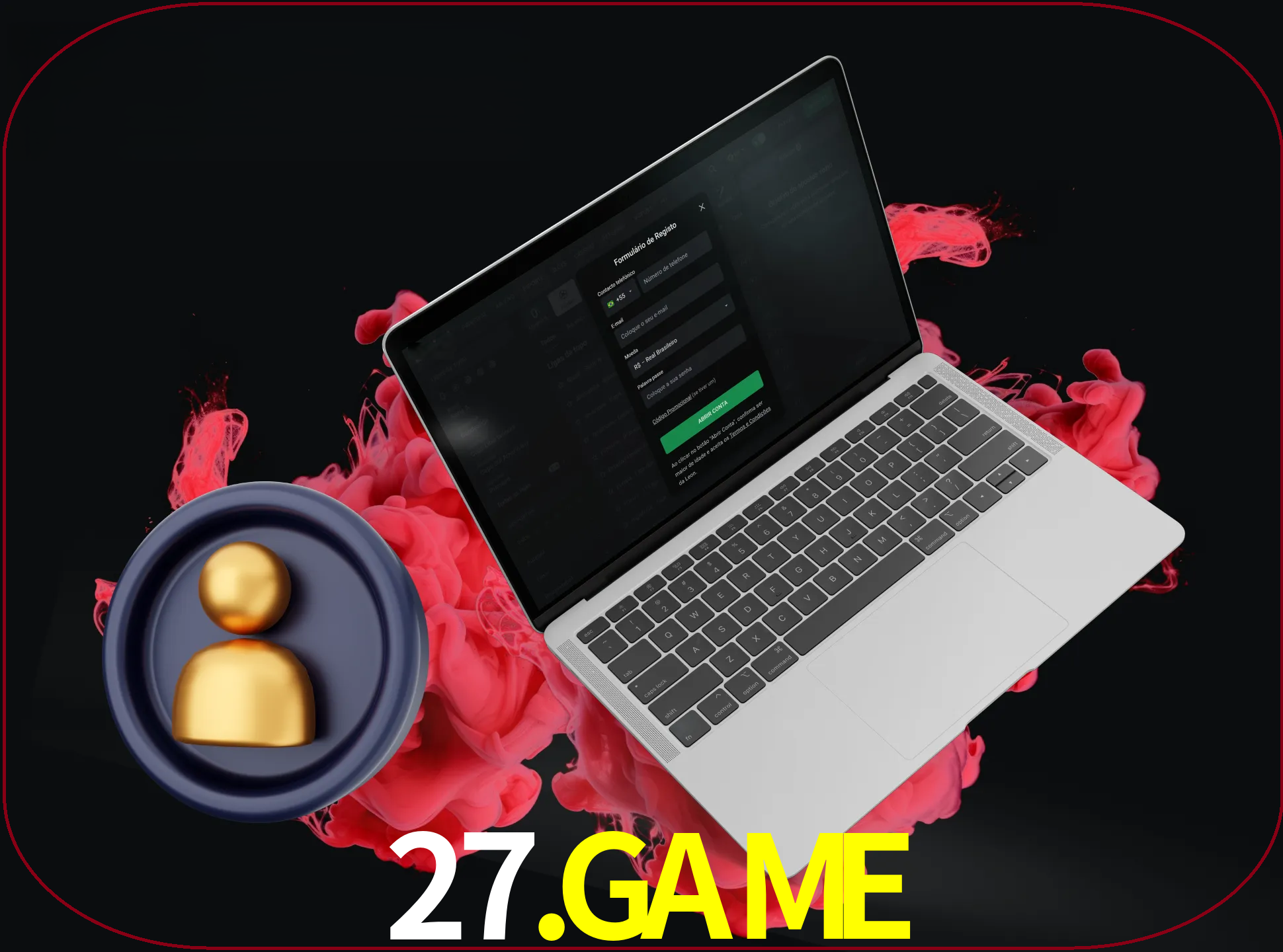 No cabeçalho do site 27.game, clique no botão que o levará a um formulário especial onde terá de introduzir as suas informações actuais.