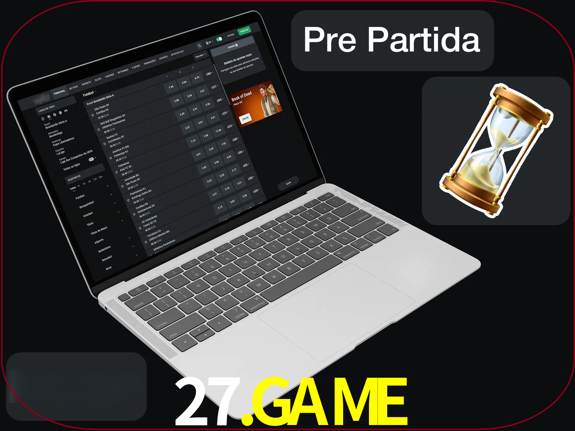 Fazer apostas em partidas futuras.
